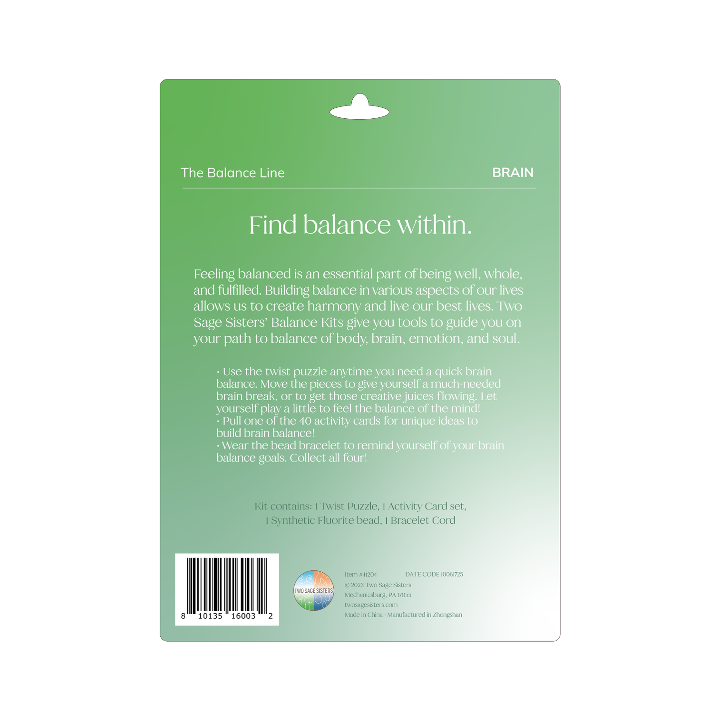 Brain Balance Kit